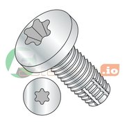 NEWPORT FASTENERS Thread Cutting Screw, 1/4"-20 x 1 in, Zinc Plated Steel Pan Head Torx Drive, 2500 PK 316013